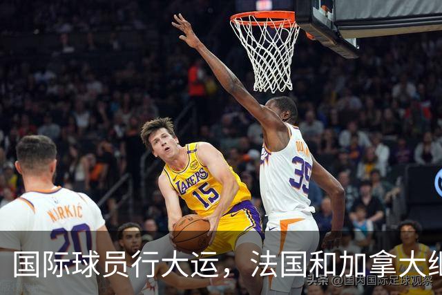 国际球员行大运，法国和加拿大继续称霸NBA舞台